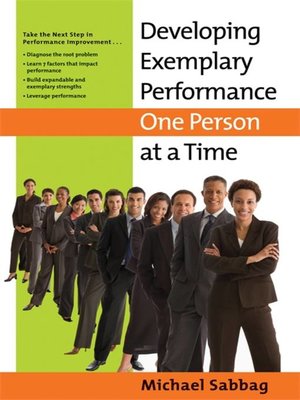 cover image of Developing Exemplary Performance One Person at a Time